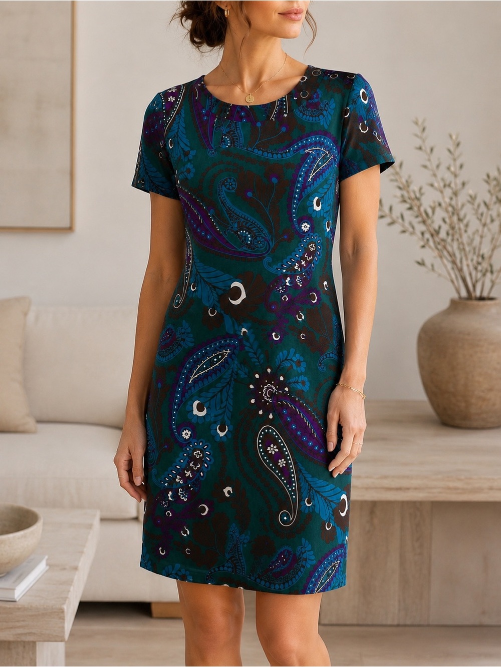 Banana Republic | Vintage Style Silk Tunic Dress